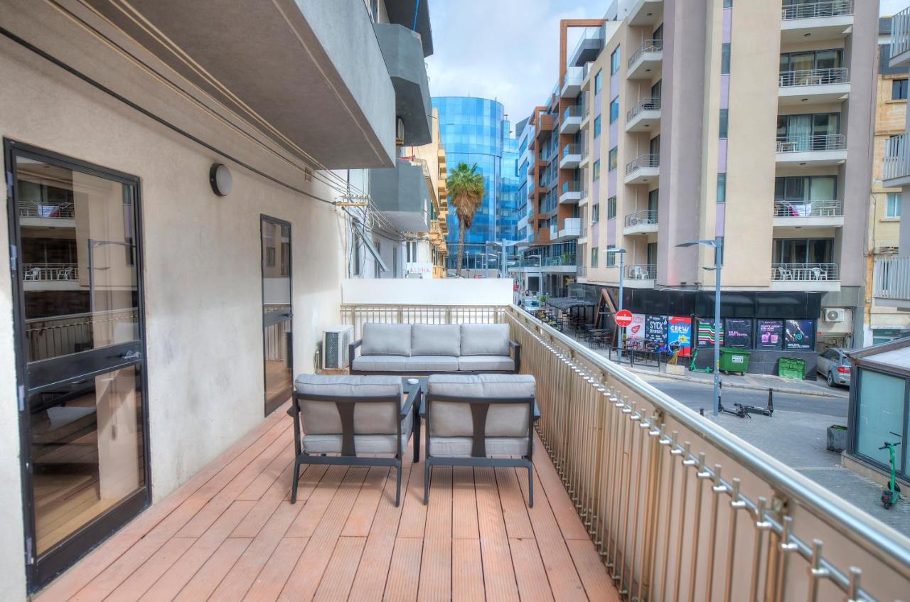 2Bedroom With Large Terrace In Paceville Jpor1-1 Сент Джулианс Экстерьер фото